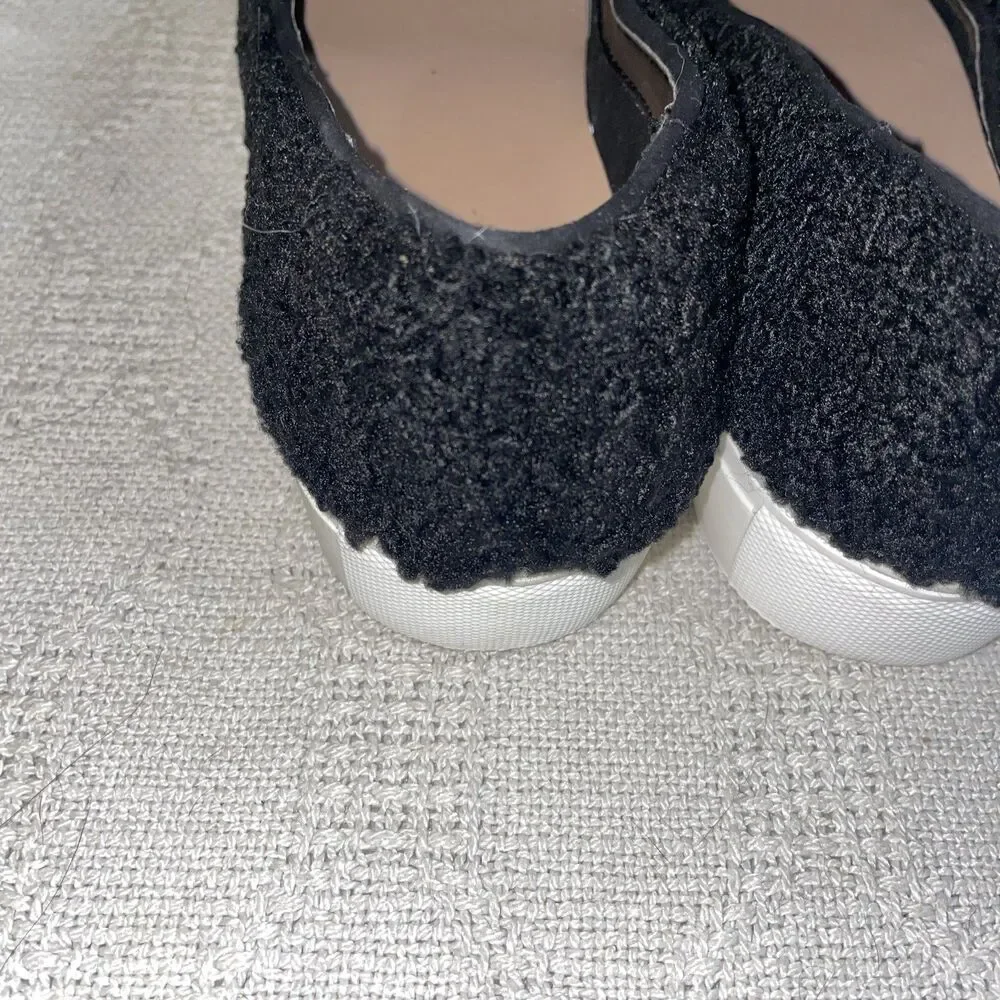 Steven New York Women’s Comfort Shoes Size 9 M Black Faux Fur Going Out Party
